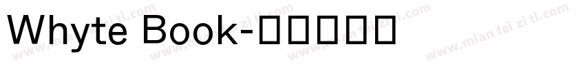 Whyte Book字体转换